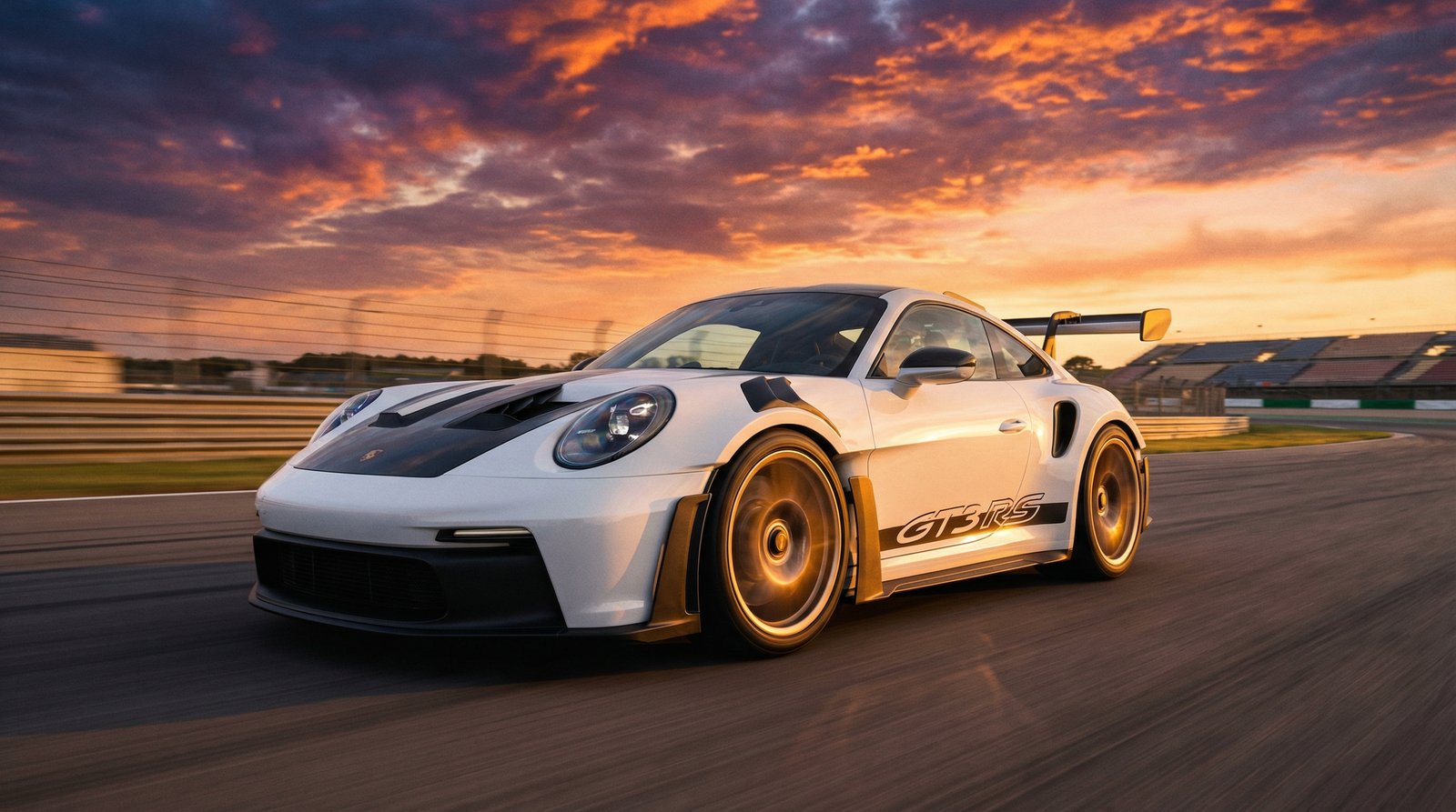 黄色仓库跑车赛道测评视频