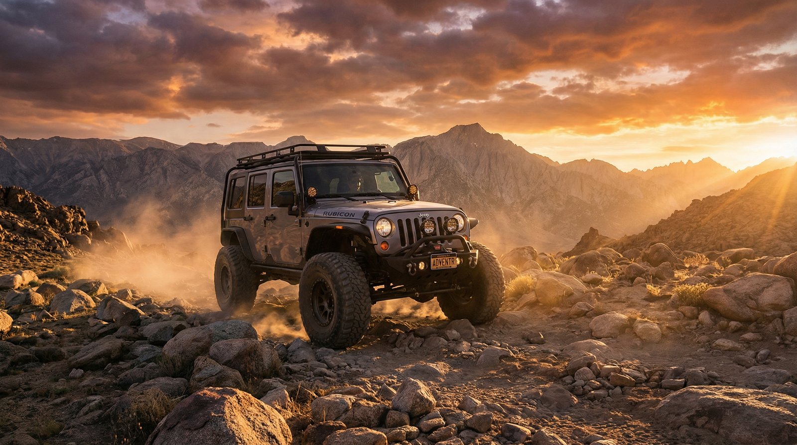 黄色仓库越野车视频